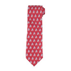 Vineyard Vines Tie New England Patriots NFL Red Silk Custom Collection